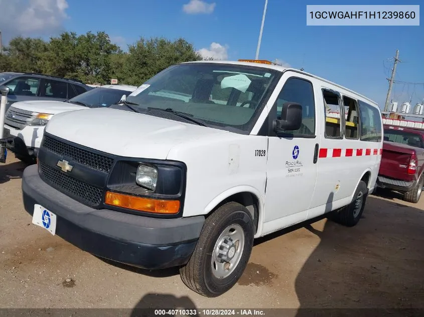 2017 Chevrolet Express G2500 VIN: 1GCWGAHF1H1239860 Lot: 40710333