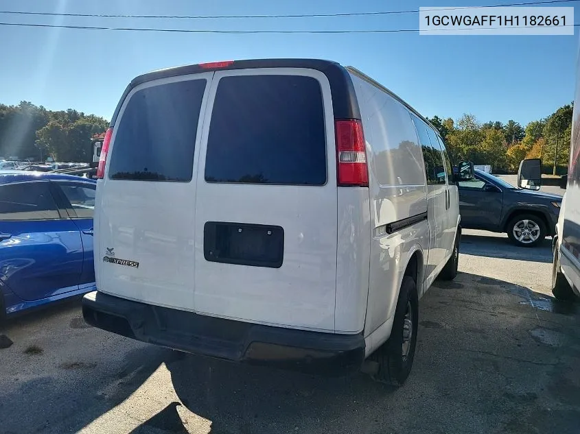 2017 Chevrolet Express G2500 VIN: 1GCWGAFF1H1182661 Lot: 40714969