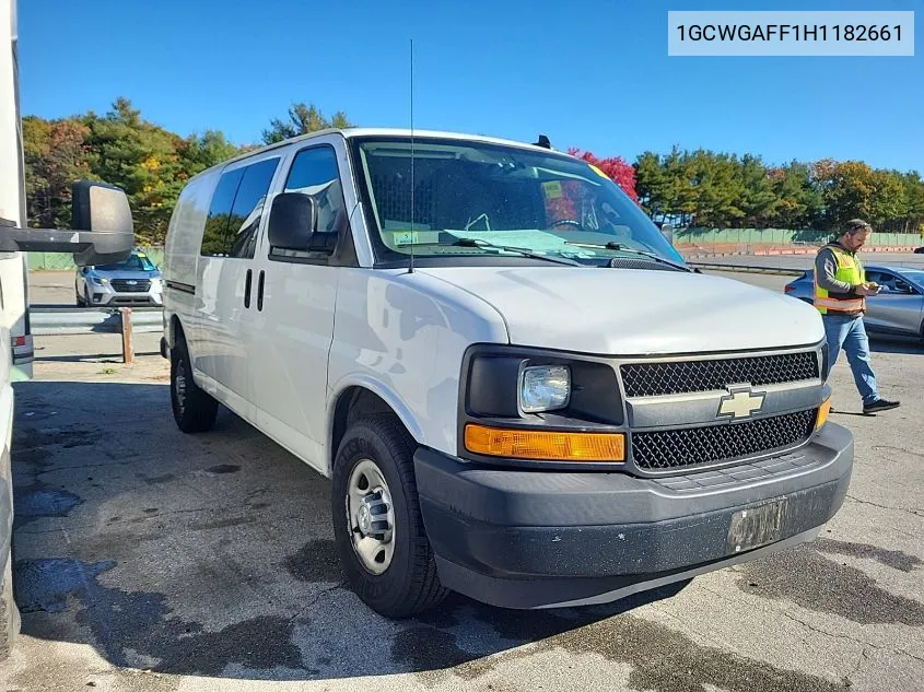 2017 Chevrolet Express G2500 VIN: 1GCWGAFF1H1182661 Lot: 40714969