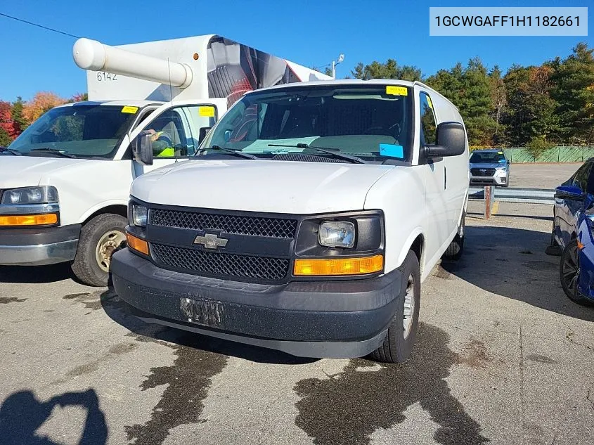 2017 Chevrolet Express G2500 VIN: 1GCWGAFF1H1182661 Lot: 40714969