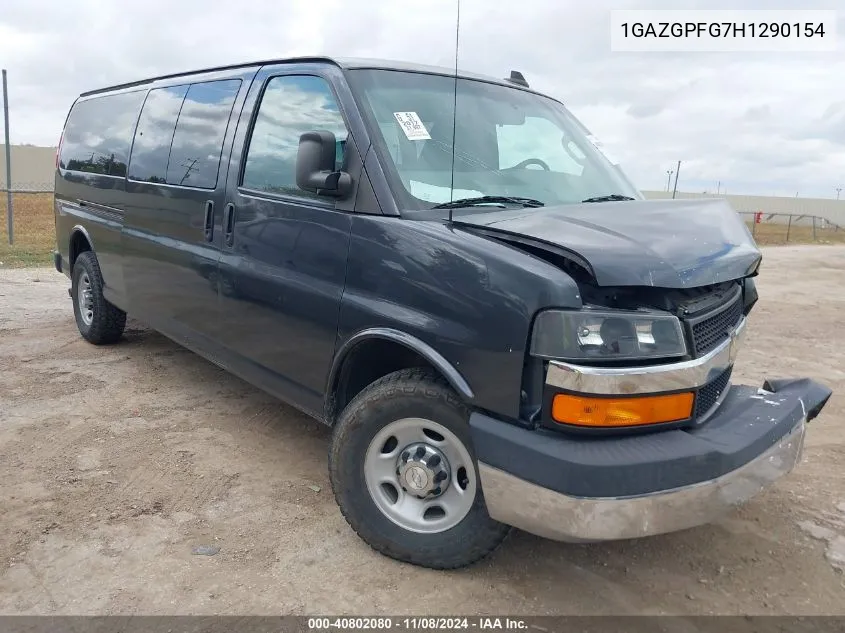 2017 Chevrolet Express 3500 Lt VIN: 1GAZGPFG7H1290154 Lot: 40802080