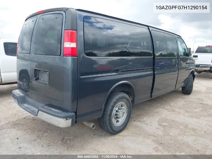 2017 Chevrolet Express 3500 Lt VIN: 1GAZGPFG7H1290154 Lot: 40802080