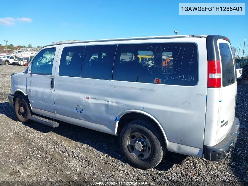 2017 Chevrolet Express 2500 Ls VIN: 1GAWGEFG1H1286401 Lot: 40834062