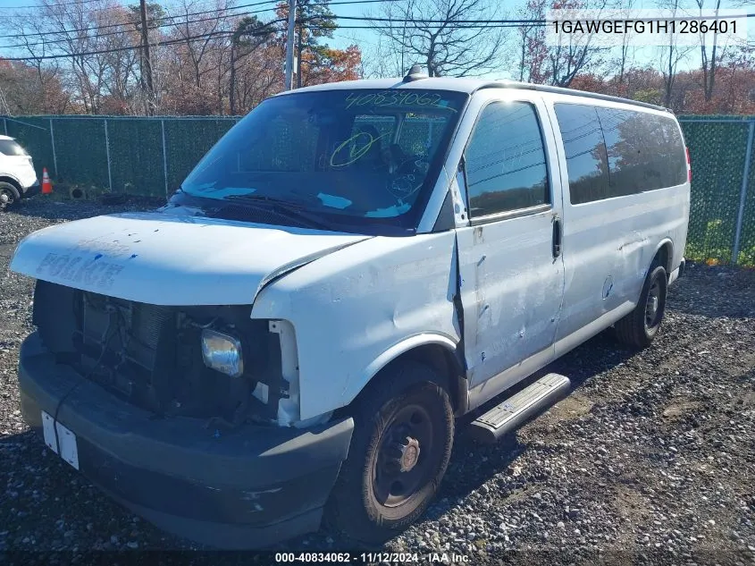 2017 Chevrolet Express 2500 Ls VIN: 1GAWGEFG1H1286401 Lot: 40834062