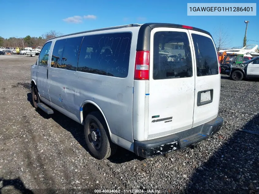 2017 Chevrolet Express 2500 Ls VIN: 1GAWGEFG1H1286401 Lot: 40834062