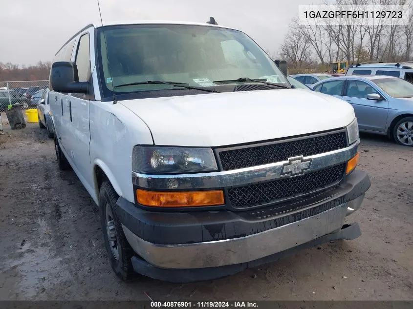 2017 Chevrolet Express 3500 Lt VIN: 1GAZGPFF6H1129723 Lot: 40876901