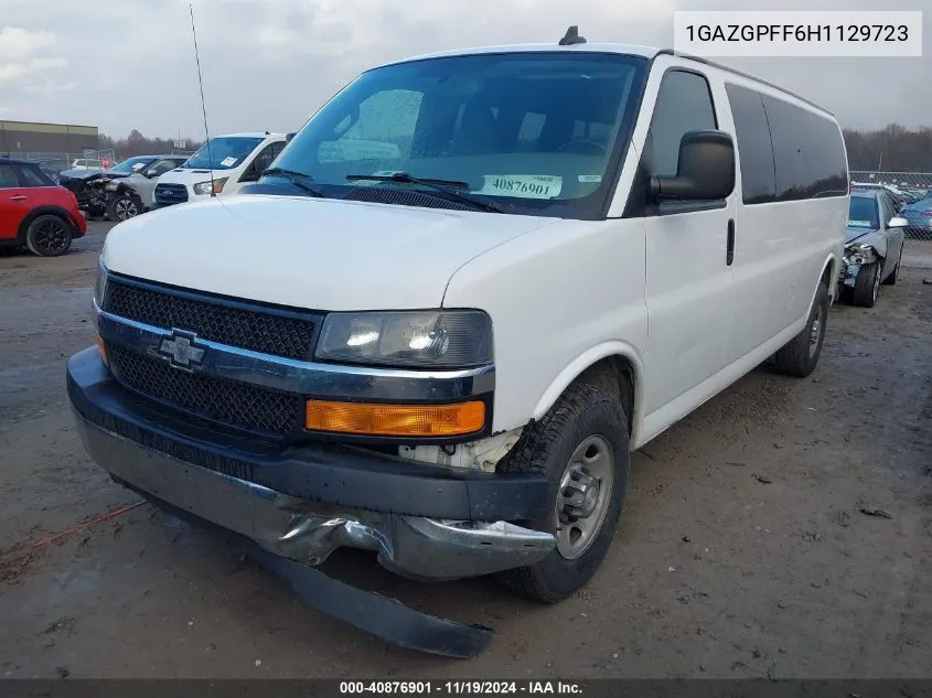 2017 Chevrolet Express 3500 Lt VIN: 1GAZGPFF6H1129723 Lot: 40876901