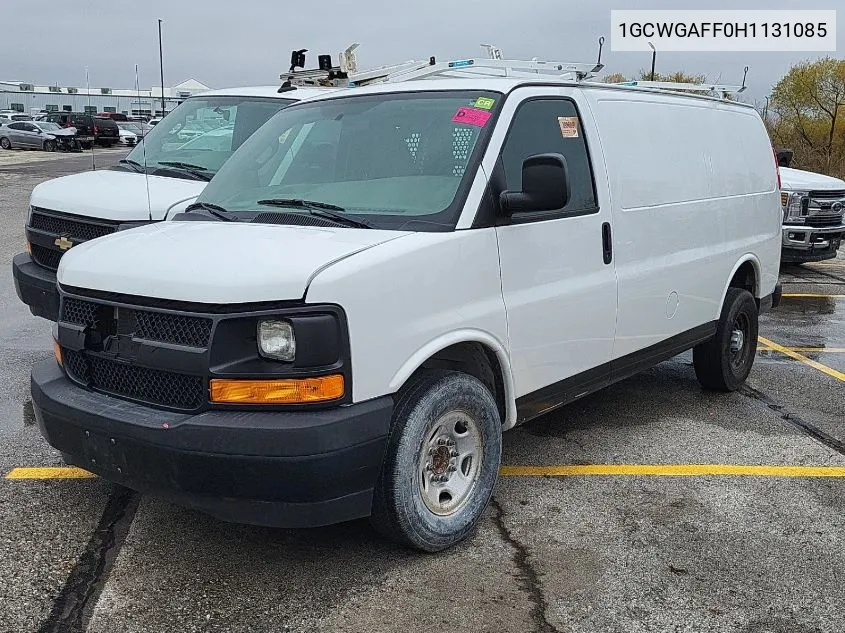 2017 Chevrolet Express 2500 Work Van VIN: 1GCWGAFF0H1131085 Lot: 40935736