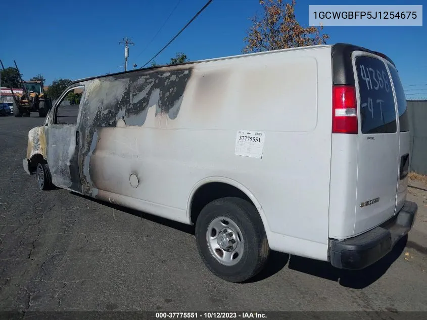 1GCWGBFP5J1254675 2018 Chevrolet Express Cargo Van