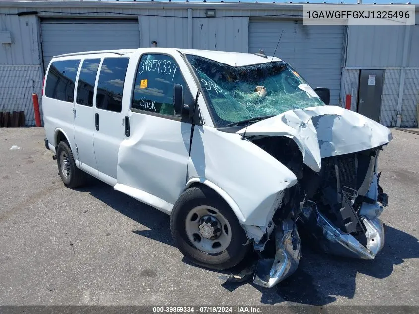 2018 Chevrolet Express 2500 Lt VIN: 1GAWGFFGXJ1325496 Lot: 39859334