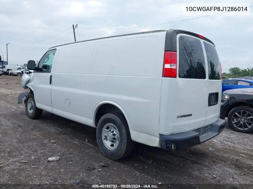 2018 Chevrolet Express 2500 Work Van VIN: 1GCWGAFP8J1286014 Lot: 40195783