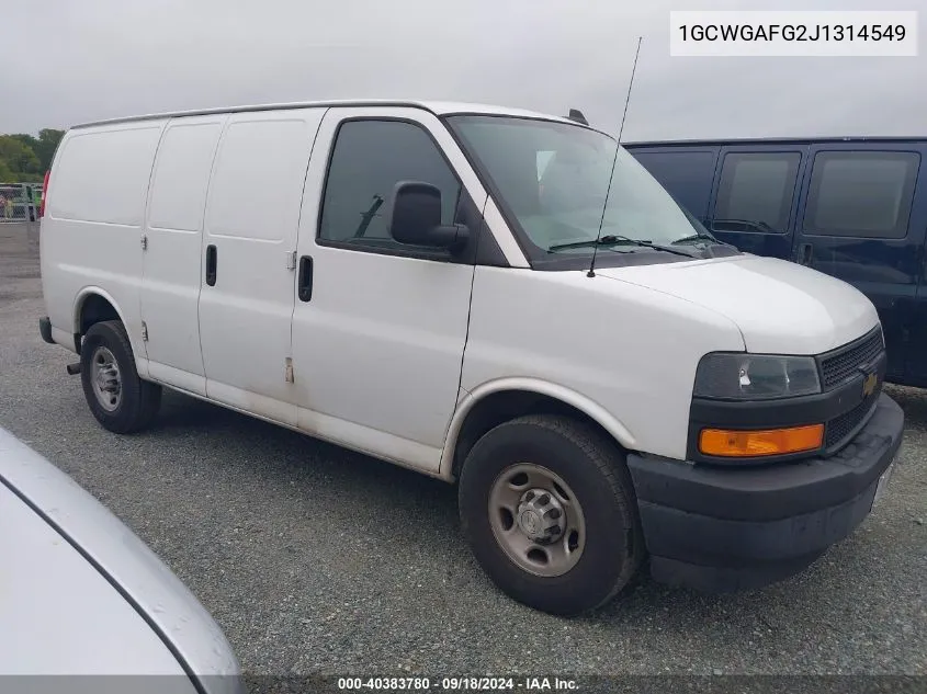 1GCWGAFG2J1314549 2018 Chevrolet Express G2500