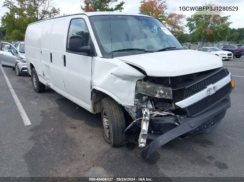 2018 Chevrolet Express 2500 Work Van VIN: 1GCWGBFP3J1280529 Lot: 40406327