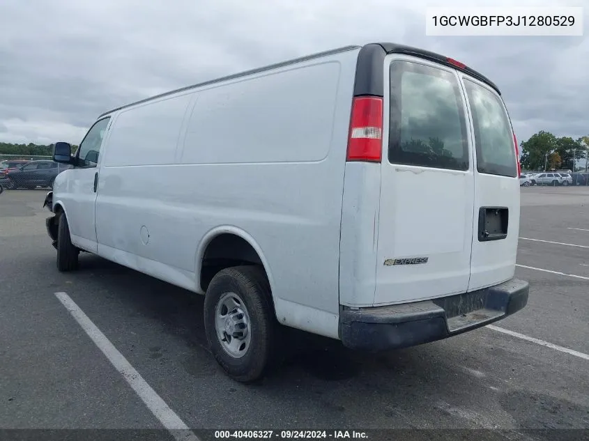 1GCWGBFP3J1280529 2018 Chevrolet Express 2500 Work Van