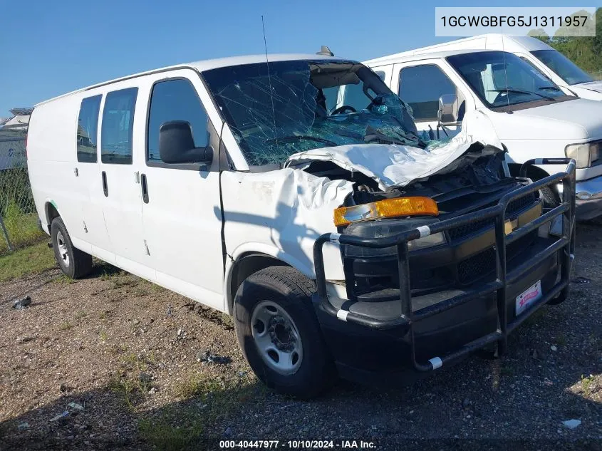 2018 Chevrolet Express G2500 VIN: 1GCWGBFG5J1311957 Lot: 40447977