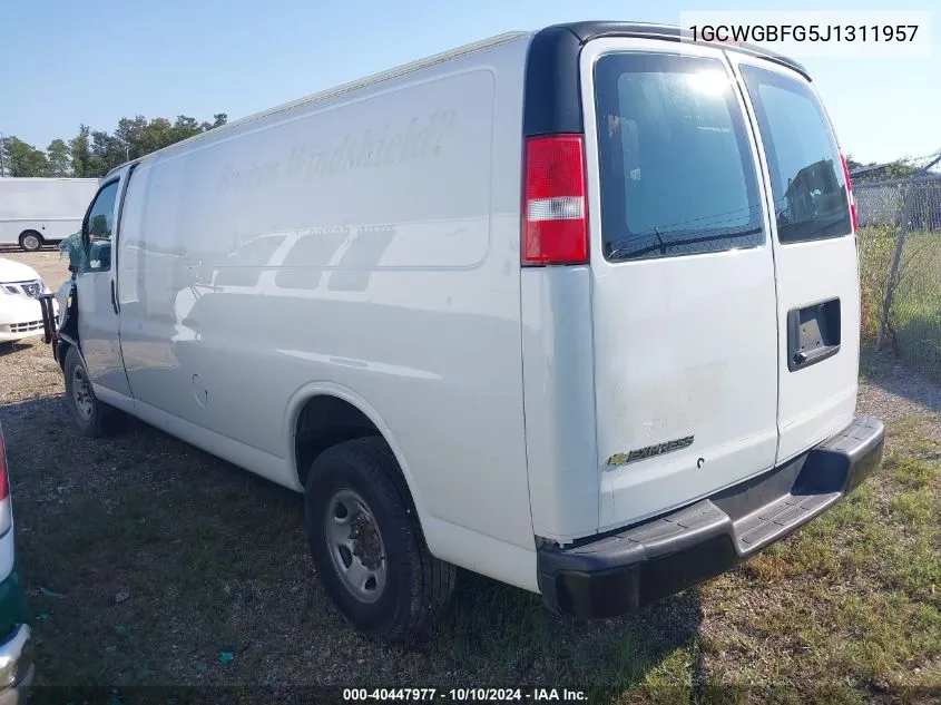 2018 Chevrolet Express G2500 VIN: 1GCWGBFG5J1311957 Lot: 40447977