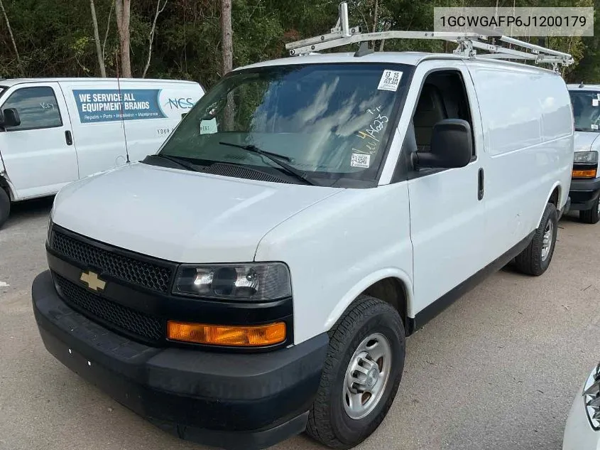 1GCWGAFP6J1200179 2018 Chevrolet Express 2500 Work Van