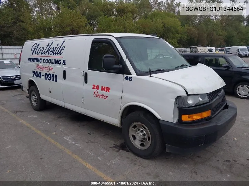 1GCWGBFG1J1344664 2018 Chevrolet Express 2500