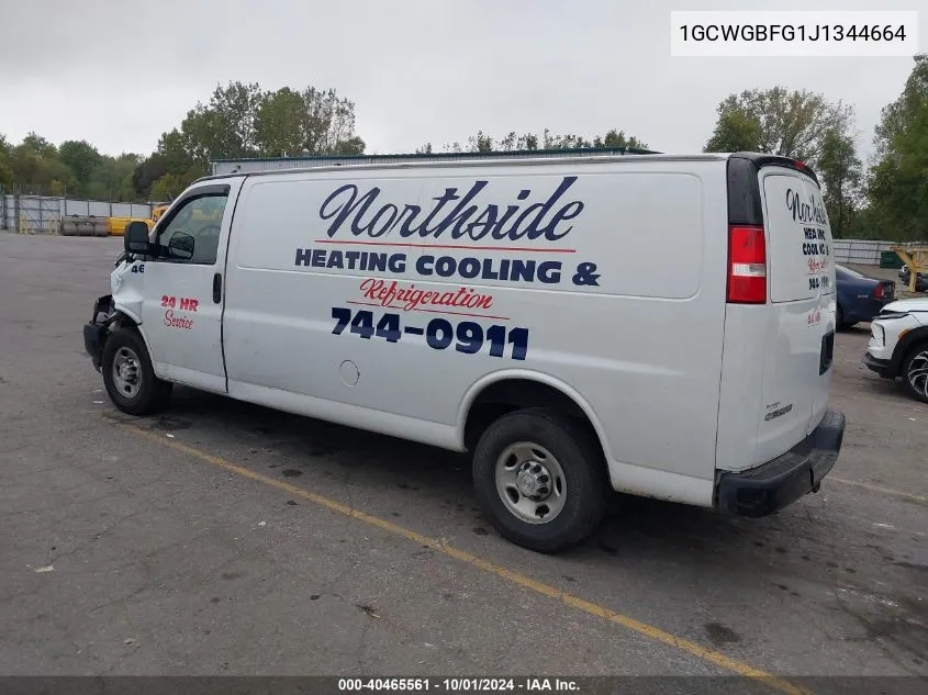 1GCWGBFG1J1344664 2018 Chevrolet Express 2500