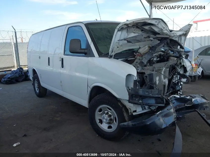 1GCWGAFP7J1345084 2018 Chevrolet Express 2500 Work Van