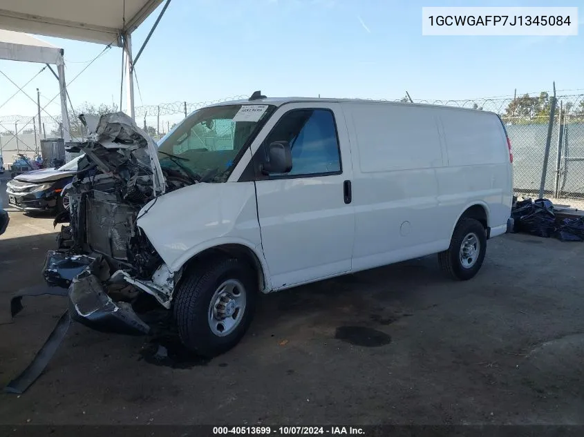 2018 Chevrolet Express 2500 Work Van VIN: 1GCWGAFP7J1345084 Lot: 40513699