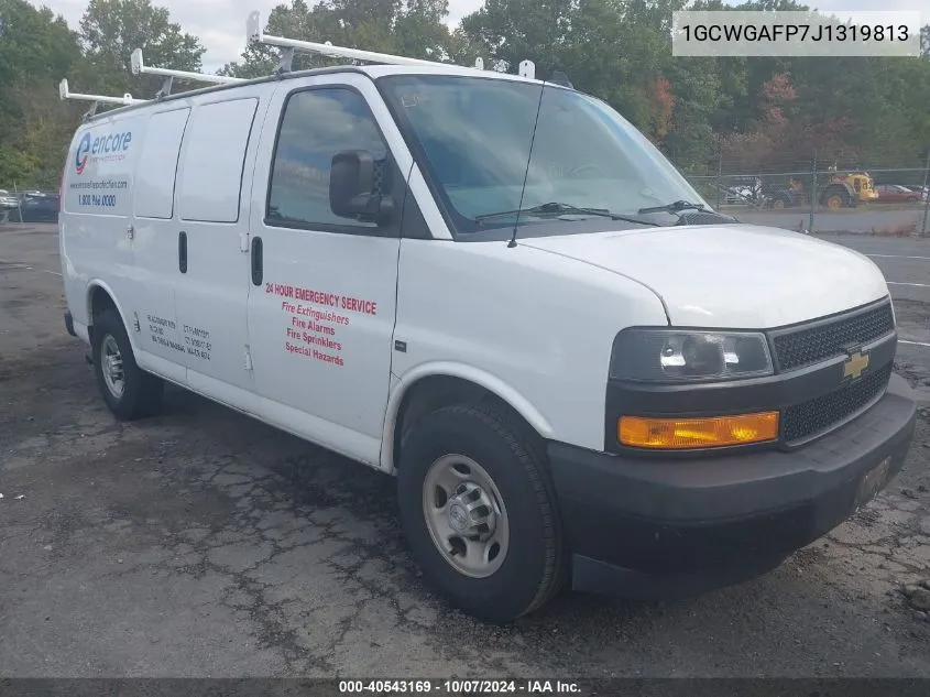 2018 Chevrolet Express 2500 Work Van VIN: 1GCWGAFP7J1319813 Lot: 40543169