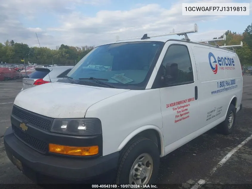 1GCWGAFP7J1319813 2018 Chevrolet Express 2500 Work Van