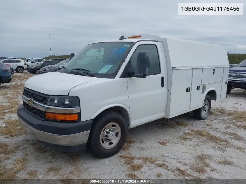 2018 Chevrolet Express Cutaway Work Van VIN: 1GB0GRFG4J1176456 Lot: 40553710