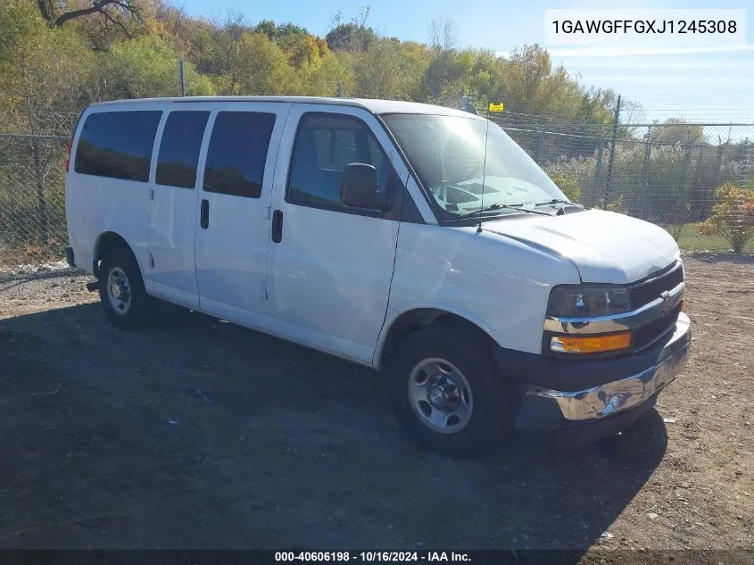 2018 Chevrolet Express 2500 Lt VIN: 1GAWGFFGXJ1245308 Lot: 40606198