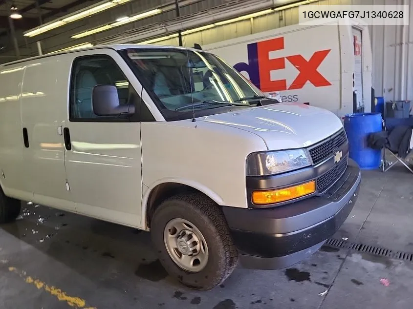 1GCWGAFG7J1340628 2018 Chevrolet Express 2500 Work Van