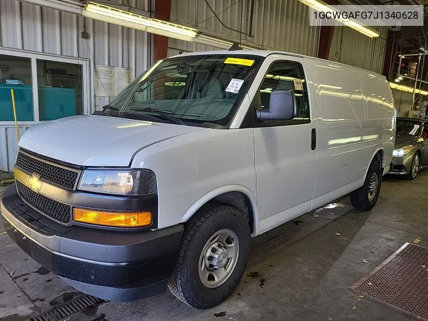 2018 Chevrolet Express 2500 Work Van VIN: 1GCWGAFG7J1340628 Lot: 40697104