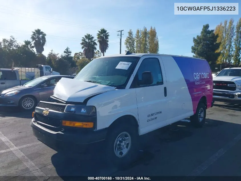 2018 Chevrolet Express 2500 Work Van VIN: 1GCWGAFP5J1336223 Lot: 40700168