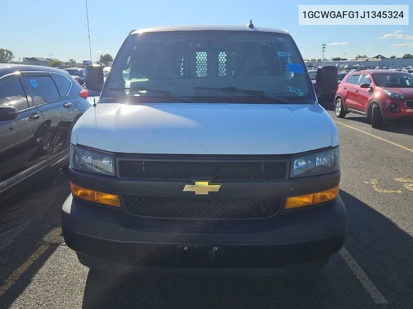 2018 Chevrolet Express G2500 VIN: 1GCWGAFG1J1345324 Lot: 40775777