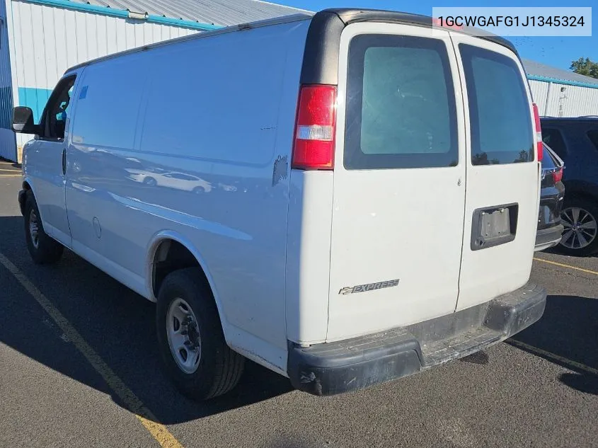 2018 Chevrolet Express G2500 VIN: 1GCWGAFG1J1345324 Lot: 40775777