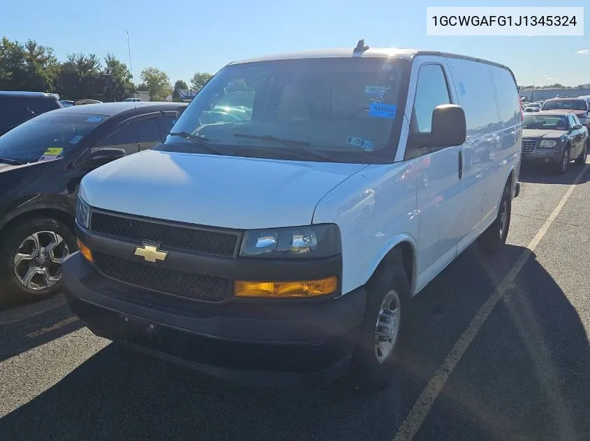 2018 Chevrolet Express G2500 VIN: 1GCWGAFG1J1345324 Lot: 40775777