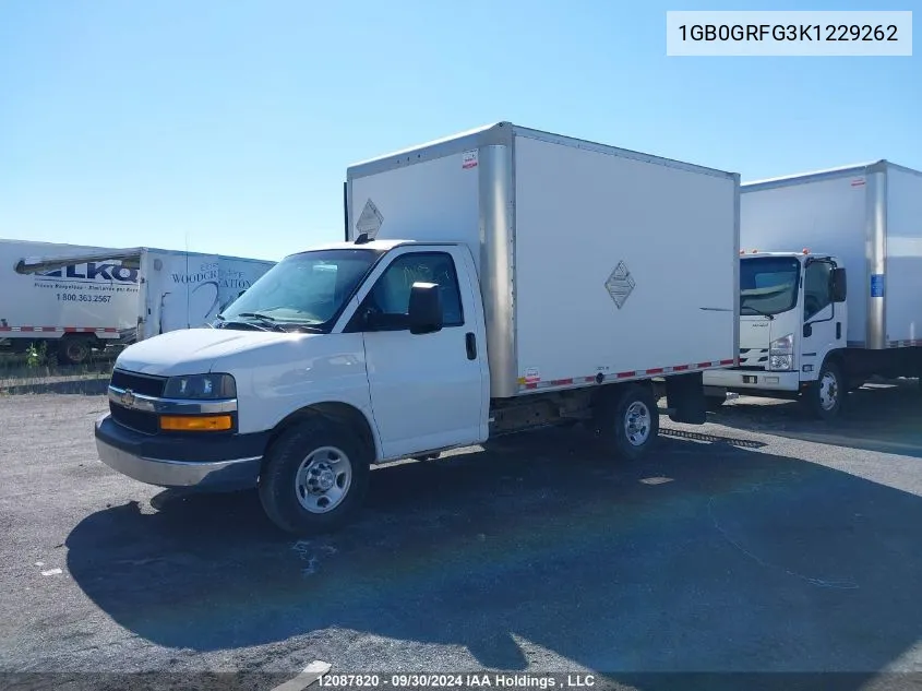 1GB0GRFG3K1229262 2019 Chevrolet Express G3500