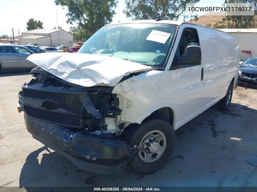 1GCWGBFPXK1174077 2019 Chevrolet Express 2500 Work Van