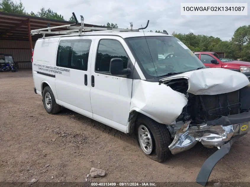 2019 Chevrolet Express G2500 VIN: 1GCWGAFG2K1341087 Lot: 40313499