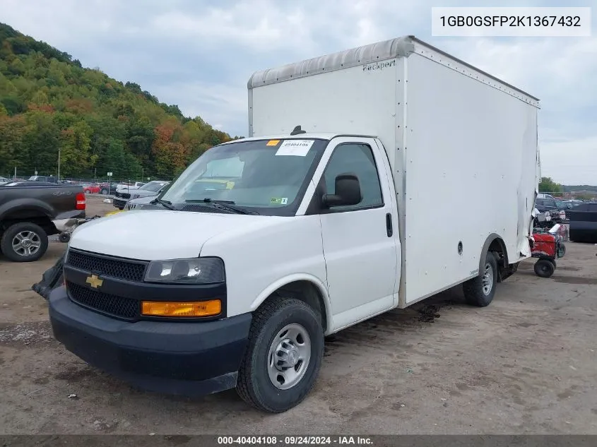 2019 Chevrolet Express Cutaway 4500 4500 Van VIN: 1GB0GSFP2K1367432 Lot: 40404108