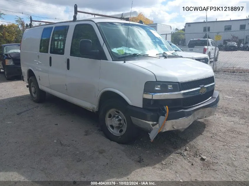 1GCWGAFP3K1218897 2019 Chevrolet Express 2500 Work Van