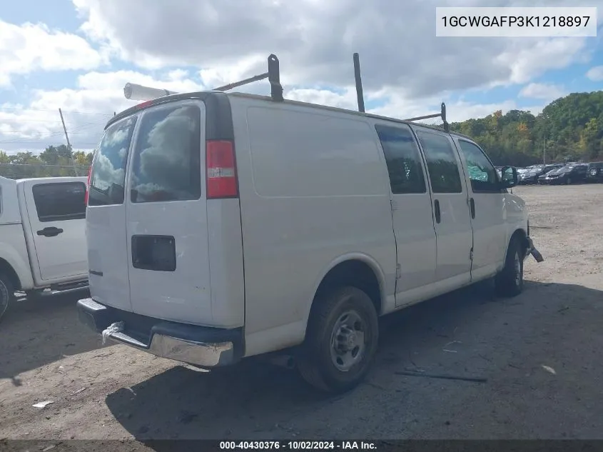 1GCWGAFP3K1218897 2019 Chevrolet Express 2500 Work Van