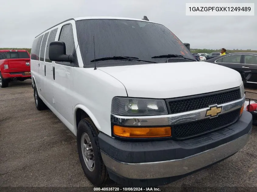 1GAZGPFGXK1249489 2019 Chevrolet Express 3500 Lt