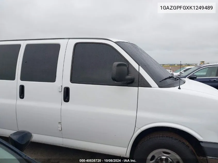 1GAZGPFGXK1249489 2019 Chevrolet Express 3500 Lt