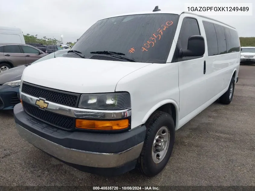 2019 Chevrolet Express 3500 Lt VIN: 1GAZGPFGXK1249489 Lot: 40535720