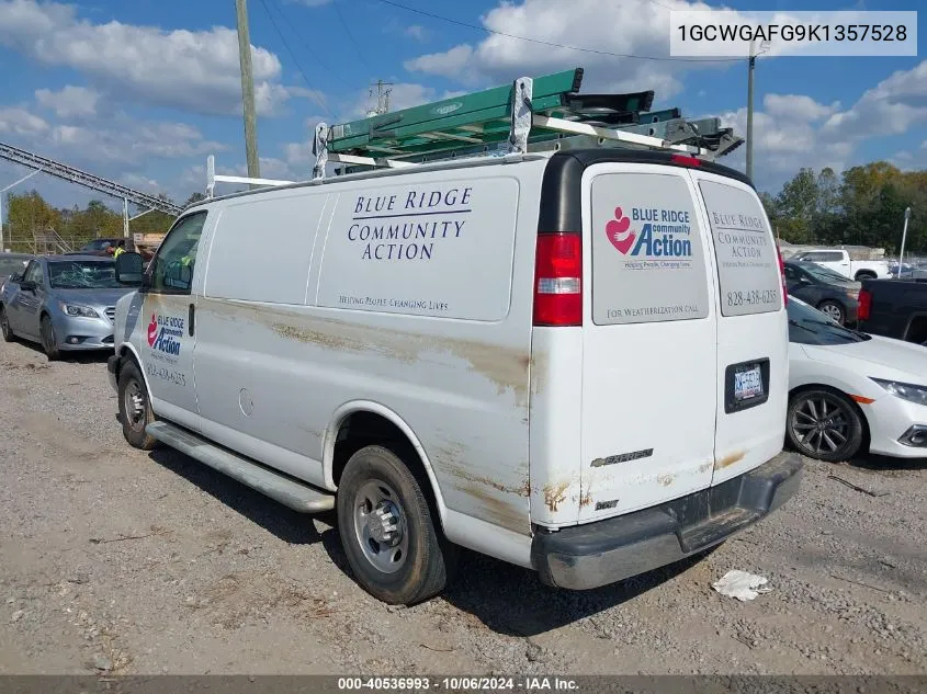 1GCWGAFG9K1357528 2019 Chevrolet Express 2500 Work Van