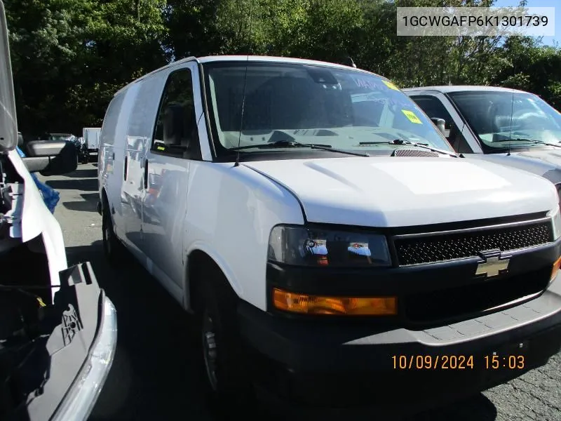 1GCWGAFP6K1301739 2019 Chevrolet Express 2500 Work Van