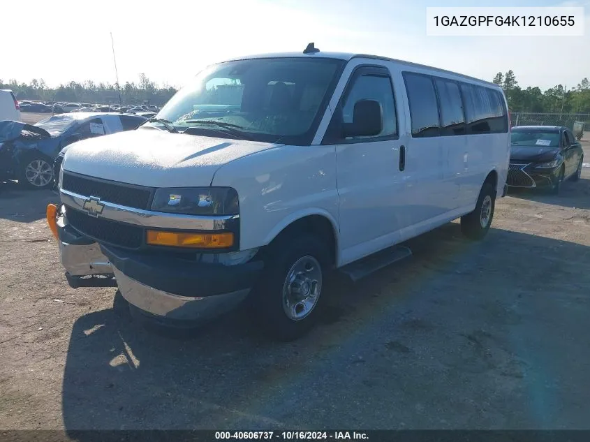 2019 Chevrolet Express 3500 Lt VIN: 1GAZGPFG4K1210655 Lot: 40606737