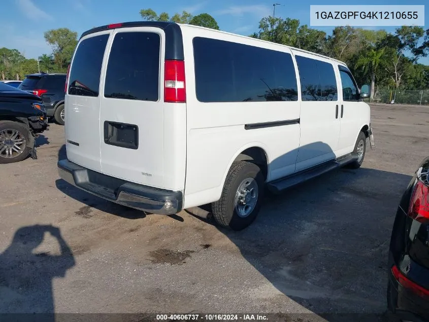 2019 Chevrolet Express 3500 Lt VIN: 1GAZGPFG4K1210655 Lot: 40606737