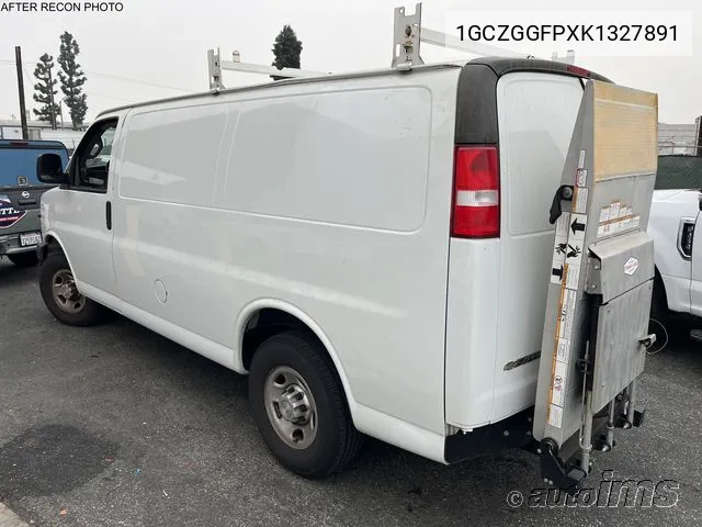 2019 Chevrolet Express G3500 VIN: 1GCZGGFPXK1327891 Lot: 40628053