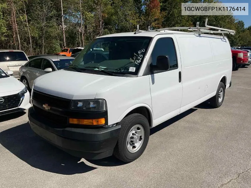 2019 Chevrolet Express 2500 Work Van VIN: 1GCWGBFP1K1176414 Lot: 40637754